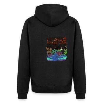 Protégez la création de Dieu, la nature, - Veste à capuche bio Premium Unisexe - noir - Dos - Nico (187cm)