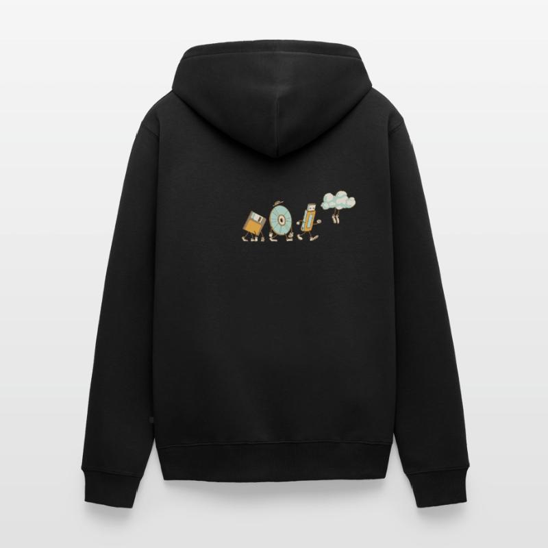 DevOps Engineer Cloud Computing Evolution Unisex Premium Organic Zip Hoodie