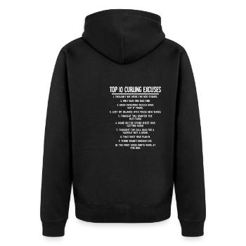 Attirer - Veste à capuche bio Premium Unisexe - noir - Dos - Nico (187cm)