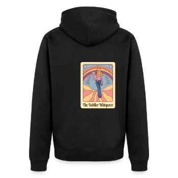 Baby-sitter The Toddler Whisperer Childcare Worker - Veste à capuche bio Premium Unisexe - noir - Dos - Nico (187cm)