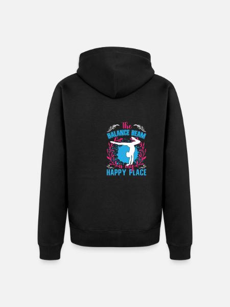 Apparatus Gymnast funny Workout - Unisex Premium Organic Zip Hoodie - black
