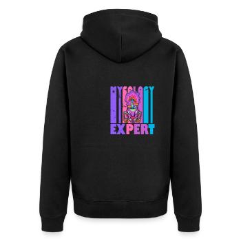 Mycology Mycology Mycology Ant Insect Zombie - Unisex Premium Organic Zip Hoodie - black - Back - Nico (187cm)