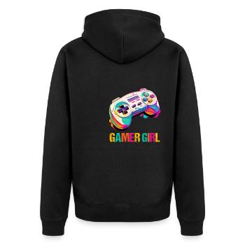 Console de jeu PC Gamer Girl Gamer Girl - Veste à capuche bio Premium Unisexe - noir - Dos - Nico (187cm)