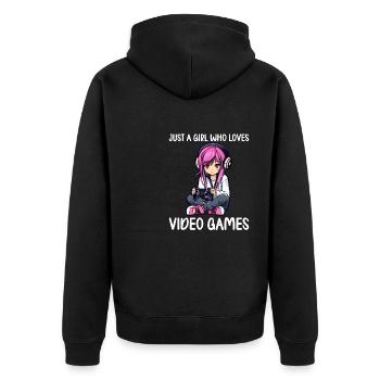 Console de jeu PC Gamer Girl Gamer Girl - Veste à capuche bio Premium Unisexe - noir - Dos - Nico (187cm)