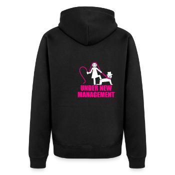 Enterrement de vie de garçon grondant enterrement de vie de garçon - Veste à capuche bio Premium Unisexe - noir - Dos - Nico (187cm)