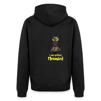 Bachelorette Party Women Bachelor Party JGA - Unisex Premium Organic Zip Hoodie - black - Back - Nico (187cm)
