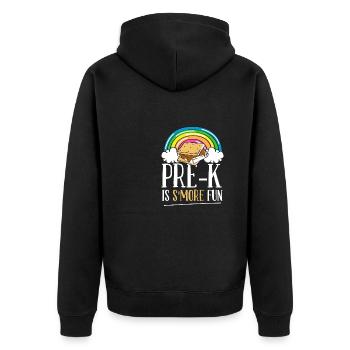 Kids Pre K est Smore Fun Rainbow Marshmallow Campin - Veste à capuche bio Premium Unisexe - noir - Dos - Nico (187cm)