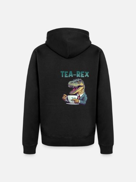 Teeliebhaber Tee Teetrinkerin Teetrinker - Unisex Premium Bio Zip Hoodie - Schwarz
