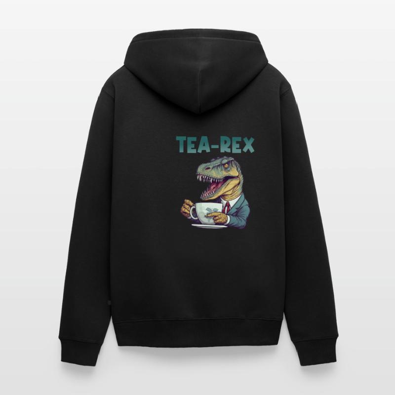 Tea lover tea tea drinker tea drinker Unisex Premium Organic Zip Hoodie