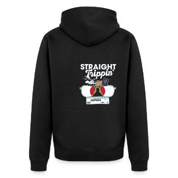 Straight Trippin' Japan Vacation Tour Travel Trip - Veste à capuche bio Premium Unisexe - noir - Dos - Nico (187cm)