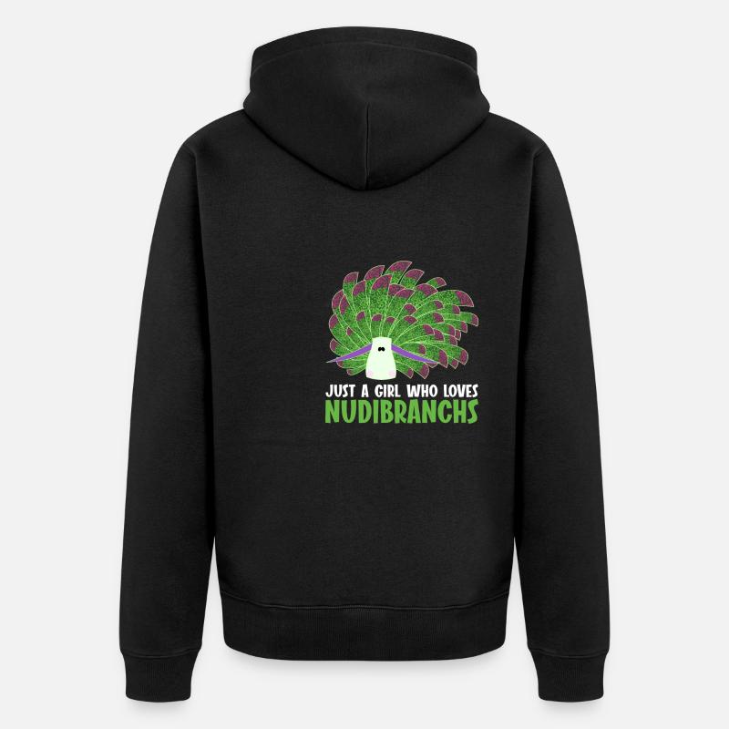 Nudibranches nudibranches - Veste à capuche bio Premium Unisexe - noir