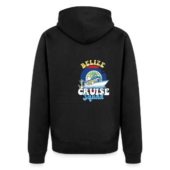 Voyage de vacances en famille Belize Cruise Squad - Veste à capuche bio Premium Unisexe - noir - Dos - Nico (187cm)