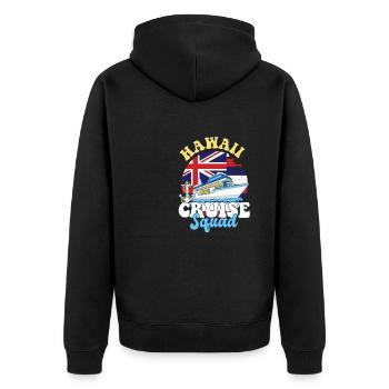 Voyage de vacances en famille Hawaii Cruise Squad - Veste à capuche bio Premium Unisexe - noir - Dos - Nico (187cm)