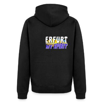 ERFURT MON - Veste à capuche bio Premium Unisexe - noir - Dos - Nico (187cm)