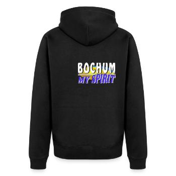 BOCHUM MON - Veste à capuche bio Premium Unisexe - noir - Dos - Nico (187cm)