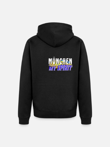 MUNICH MON - Veste à capuche bio Premium Unisexe - noir
