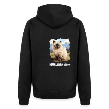 Chat de l’Himalaya Colourpoint Katze - Veste à capuche bio Premium Unisexe - noir - Dos - Nico (187cm)