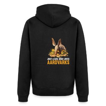Aardvarks Aardvarks - Veste à capuche bio Premium Unisexe - noir - Dos - Nico (187cm)