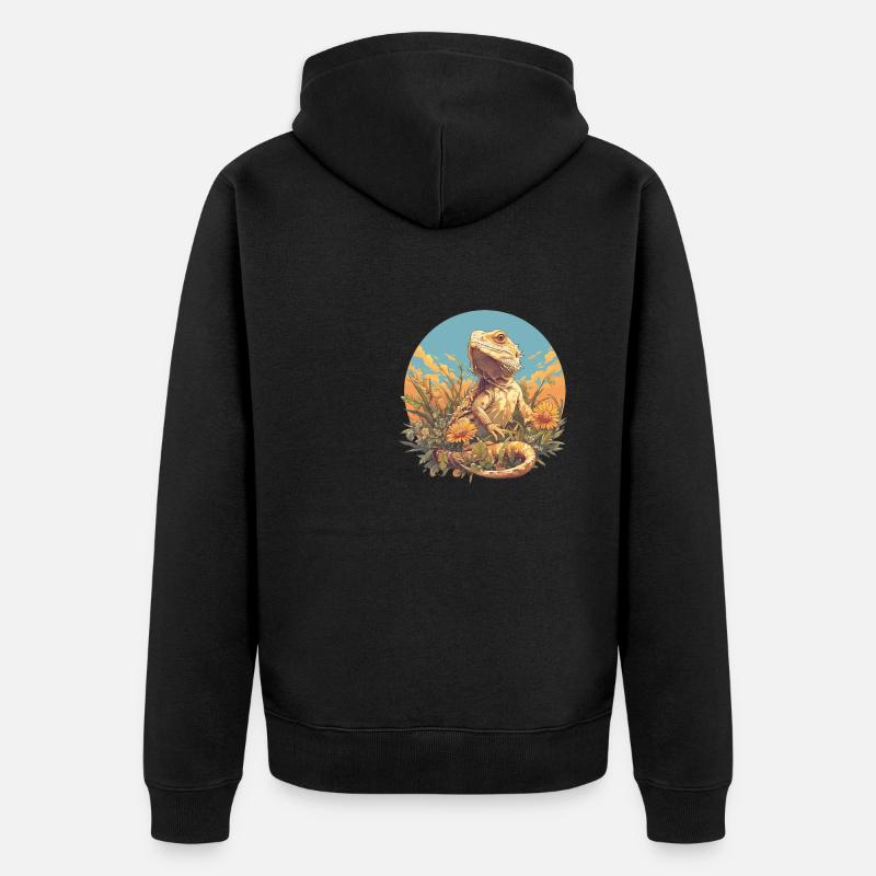 Agamen Agame - Veste à capuche bio Premium Unisexe - noir