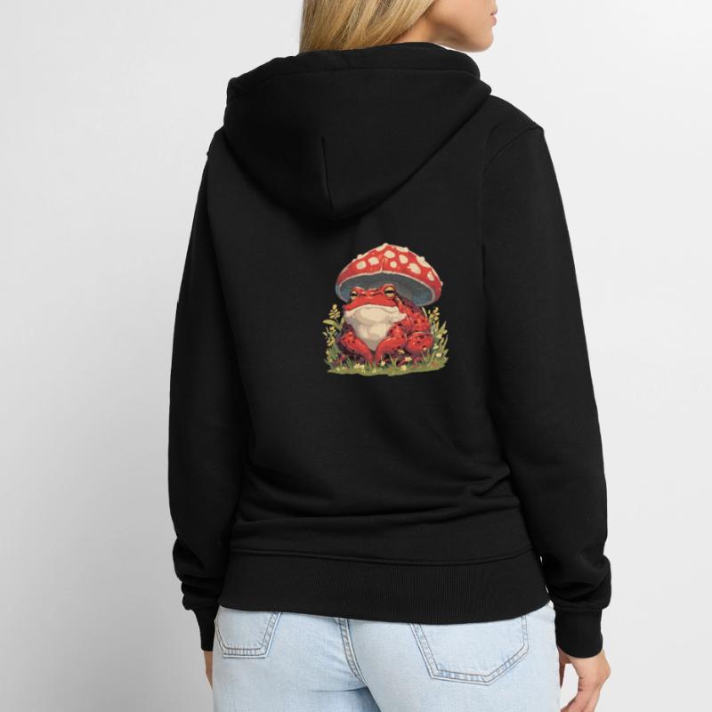 Toad Toads Toad Unisex Premium Organic Zip Hoodie