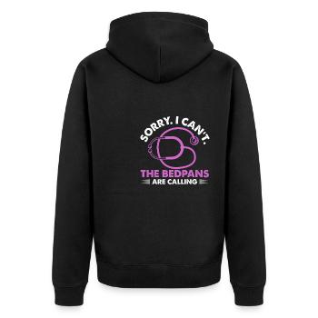 désolé je ne peux pas les bassins de lit appellent Design pour un - Veste à capuche bio Premium Unisexe - noir - Dos - Nico (187cm)