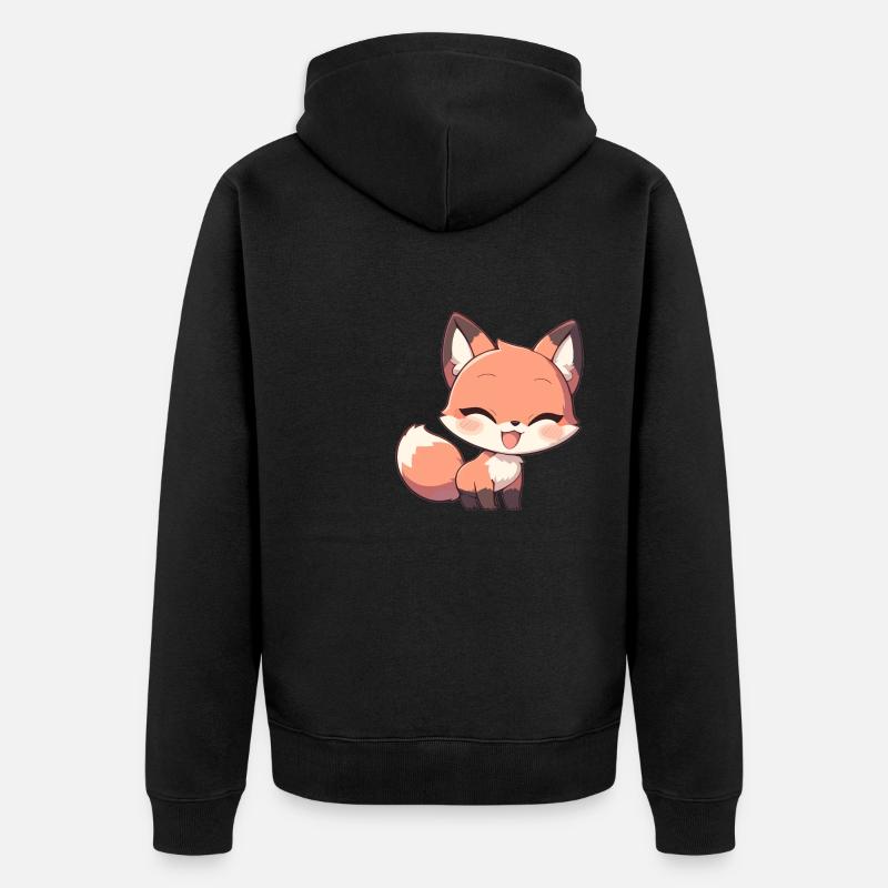 Renards Renard - Veste à capuche bio Premium Unisexe - noir