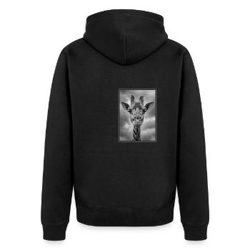 Girafes Girafe - Veste à capuche bio Premium Unisexe - noir - Dos - Nico (187cm)