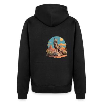 Chacals Chacal - Veste à capuche bio Premium Unisexe - noir - Dos - Nico (187cm)