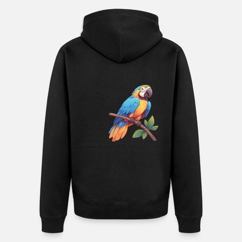 L’ère de l’ara - Veste à capuche bio Premium Unisexe - noir