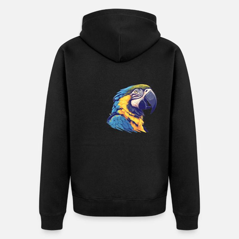 L’ère de l’ara - Veste à capuche bio Premium Unisexe - noir