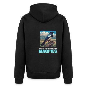 Pies Pie - Veste à capuche bio Premium Unisexe - noir - Dos - Nico (187cm)
