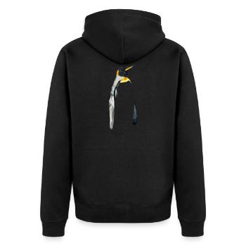 manchot - Veste à capuche bio Premium Unisexe - noir - Dos - Nico (187cm)