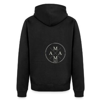 Mama Est 2025 Maman 2025 Niveau à Mama 2025 - Veste à capuche bio Premium Unisexe - noir - Dos - Nico (187cm)