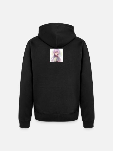 Anime - Veste à capuche bio Premium Unisexe - noir