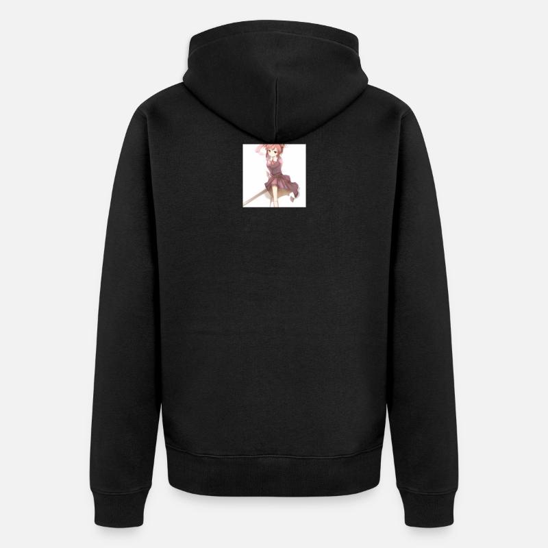 Anime - Veste à capuche bio Premium Unisexe - noir