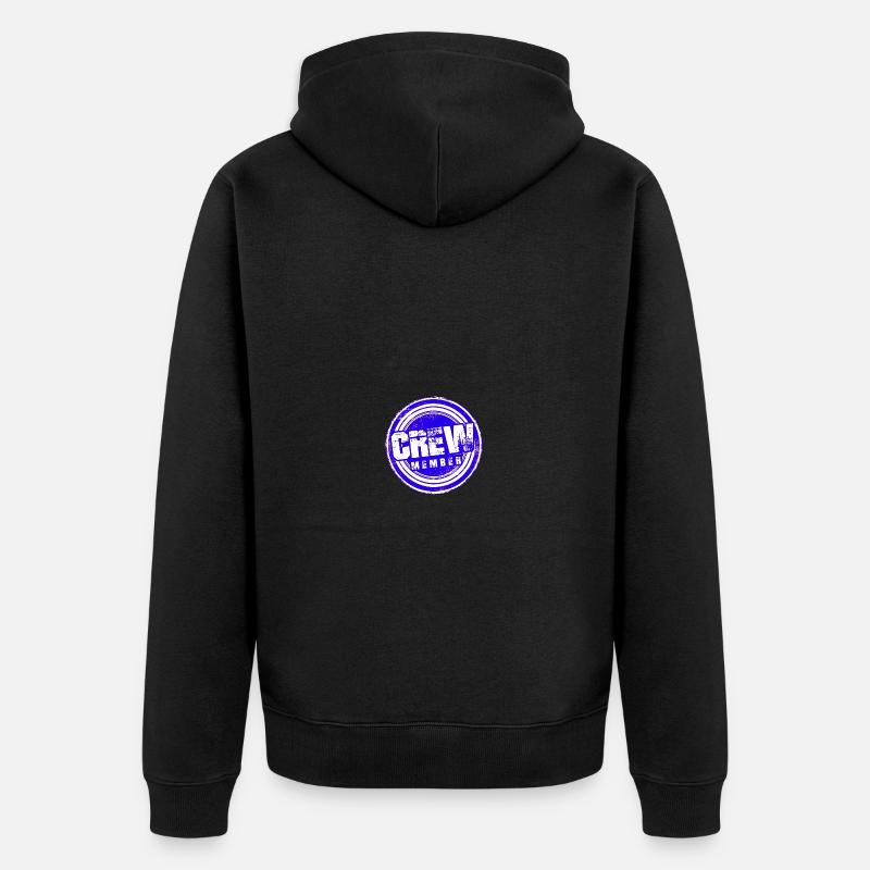 Membre d’équipage - Veste à capuche bio Premium Unisexe - noir