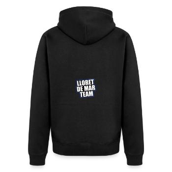 Vacances de voyage de l’équipe de Lloret de Mar - Veste à capuche bio Premium Unisexe - noir - Dos - Nico (187cm)