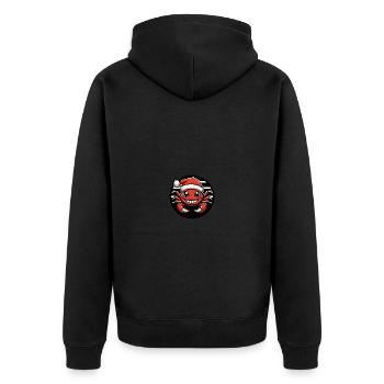 Crabe Crabe Noël Noël - Veste à capuche bio Premium Unisexe - noir - Dos - Nico (187cm)