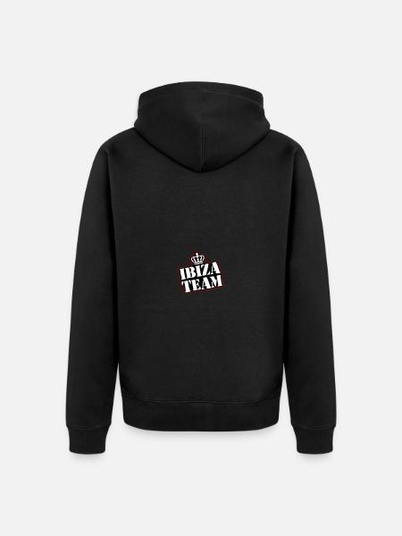 Ibiza Team - Unisex Premium Organic Zip Hoodie - black