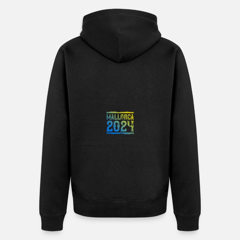 Majorque 2024 - Veste à capuche bio Premium Unisexe - noir