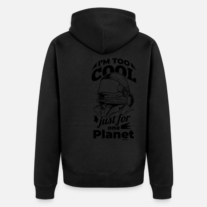 Astronaute - Veste à capuche bio Premium Unisexe - noir