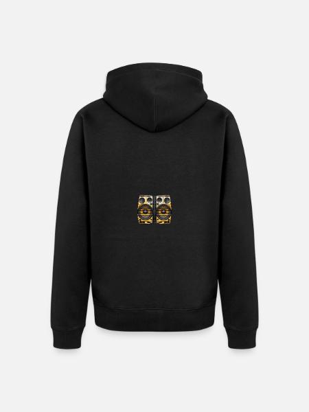 Bass Music Boxes - Unisex Premium Organic Zip Hoodie - black