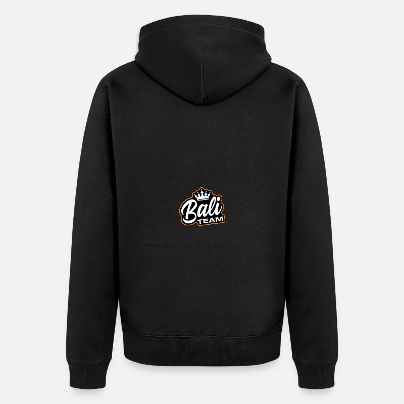 L’équipe de Bali - Veste à capuche bio Premium Unisexe - noir