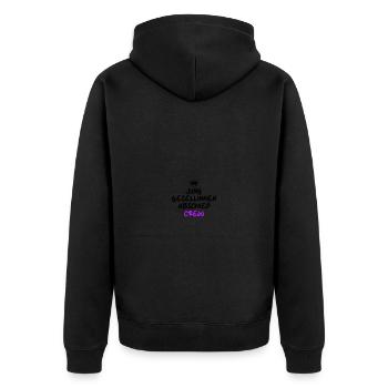 Enterrement de vie de jeune fille Crew Enterrement de vie de garçon - Veste à capuche bio Premium Unisexe - noir - Dos - Nico (187cm)