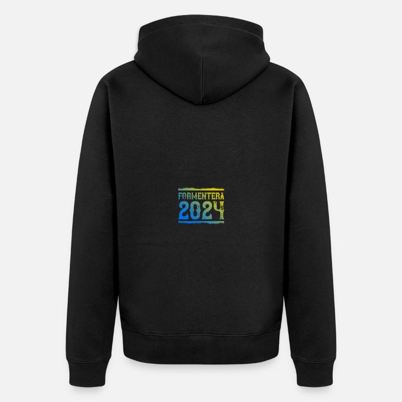 Formentera 2024 - Veste à capuche bio Premium Unisexe - noir