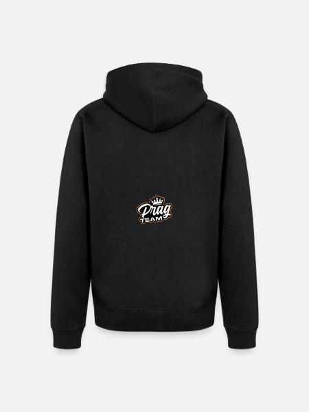 Prague Team - Unisex Premium Organic Zip Hoodie - black