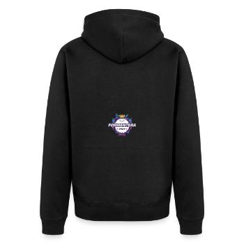 Formentera 2024 - Unisex Premium Organic Zip Hoodie - black - Back - Nico (187cm)