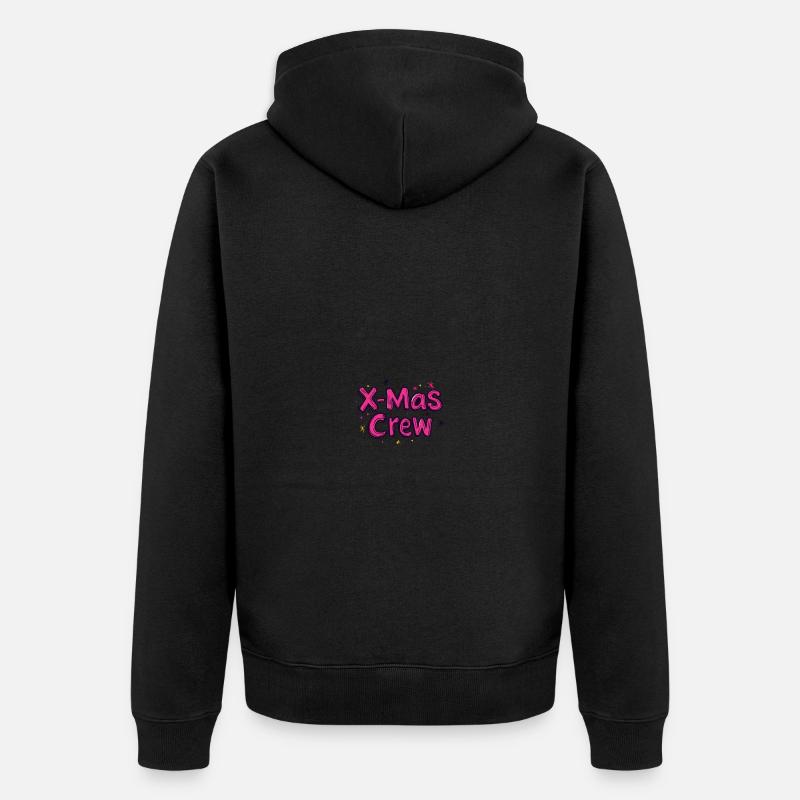 Équipage de Noël - Veste à capuche bio Premium Unisexe - noir