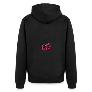 Noël de l’équipage de Noël - Veste à capuche bio Premium Unisexe - noir - Dos - Nico (187cm)