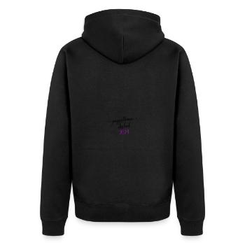 Hen Party 2024 Hen - Unisex Premium Organic Zip Hoodie - black - Back - Nico (187cm)